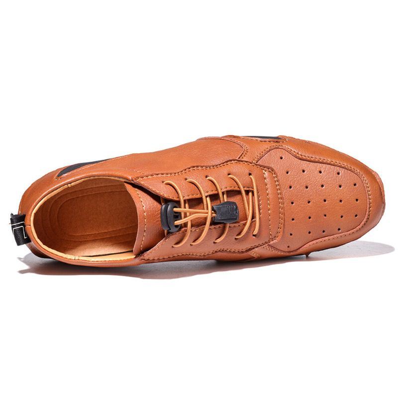 Miesten Hole Mukavat Hengittävät Casual Driving Flats