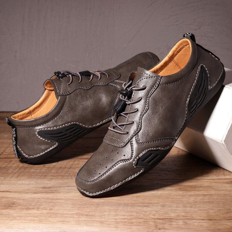 Miesten Hole Mukavat Hengittävät Casual Driving Flats