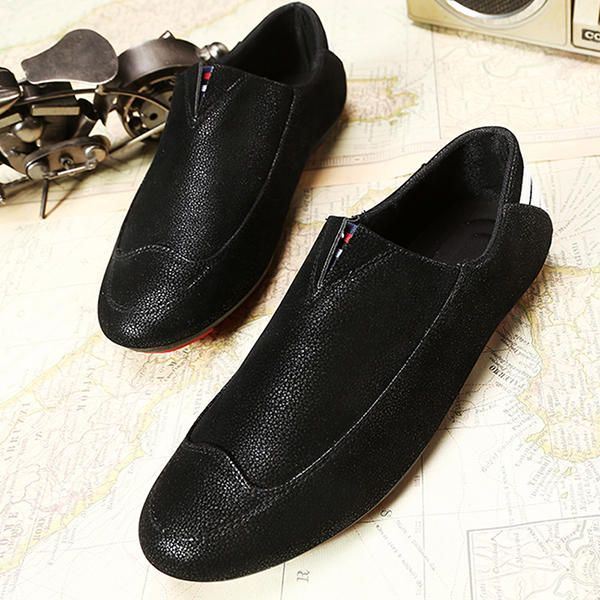 Miesten Kengät Flats Mukavat Pehmeät Hengittävät Rento Outdoor Slip On Flats Loafers Kengät