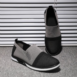 Miesten Mesh Rentolenkkarit Kevyet Hengittävä Sneaker Rento Urheilu Kengät Neulottu Mukava Litteä
