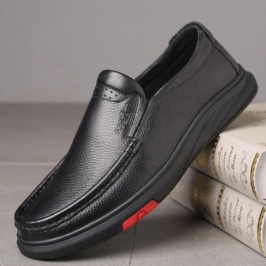 Miesten Pyöreäkärkikengät Classic Business Casual Nahkakengät