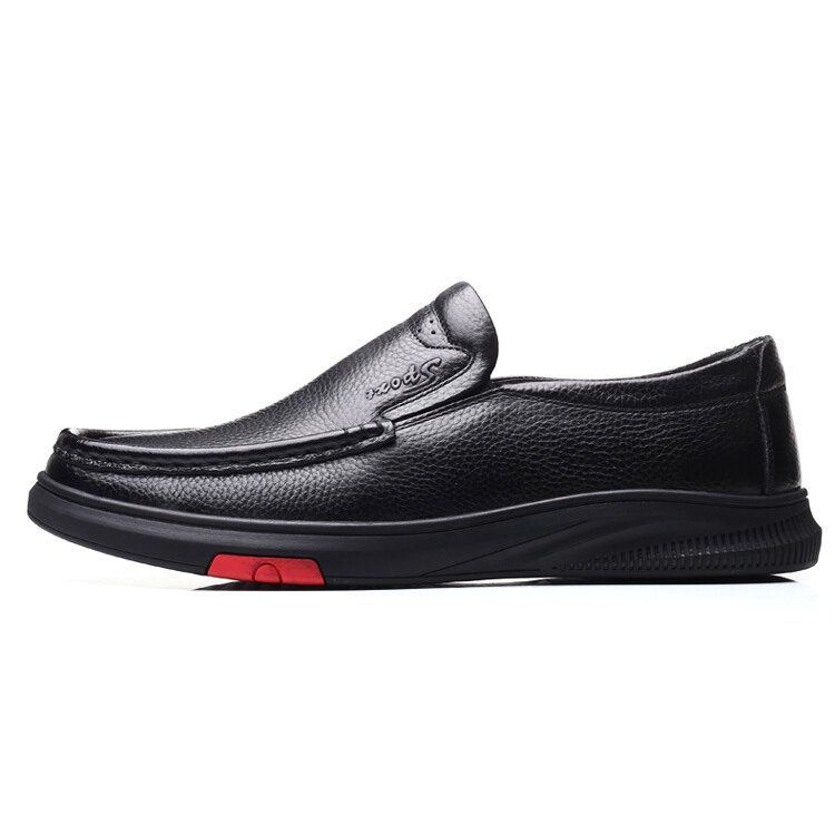 Miesten Pyöreäkärkikengät Classic Business Casual Nahkakengät