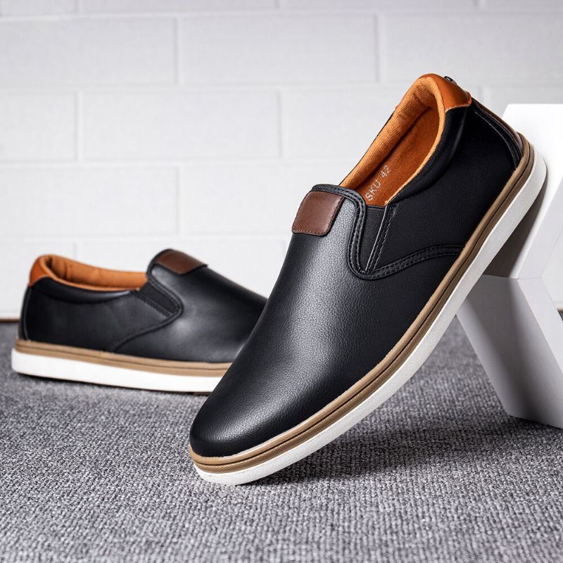 Miesten Retro Pehmeä Kävelypohja Rennot Business Loafers