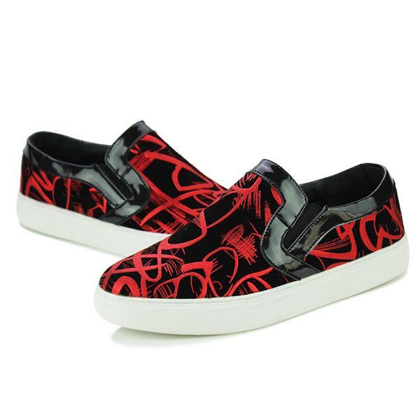 Uudet Miesten Tasaiset Muoti Canvas Ulkoilu Rento Slip On Pehmeät Mukavat Loafers Kengät