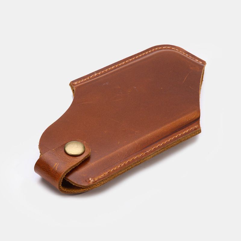 Miesten Aitoa Nahkaa 4.7-5.8 Tuuman Puhelinlaukku Vyötärölaukku Easy Carry Edc-laukku Ulkokäyttöön