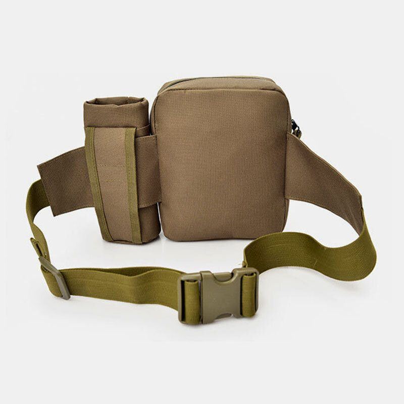 Miesten Nylon Naamiointi Tactical Outdoor Monikäyttöinen Rento Urheilu Ratsastus Kalastusvarustelaukku Vyötärölaukku Vesipullolaukku