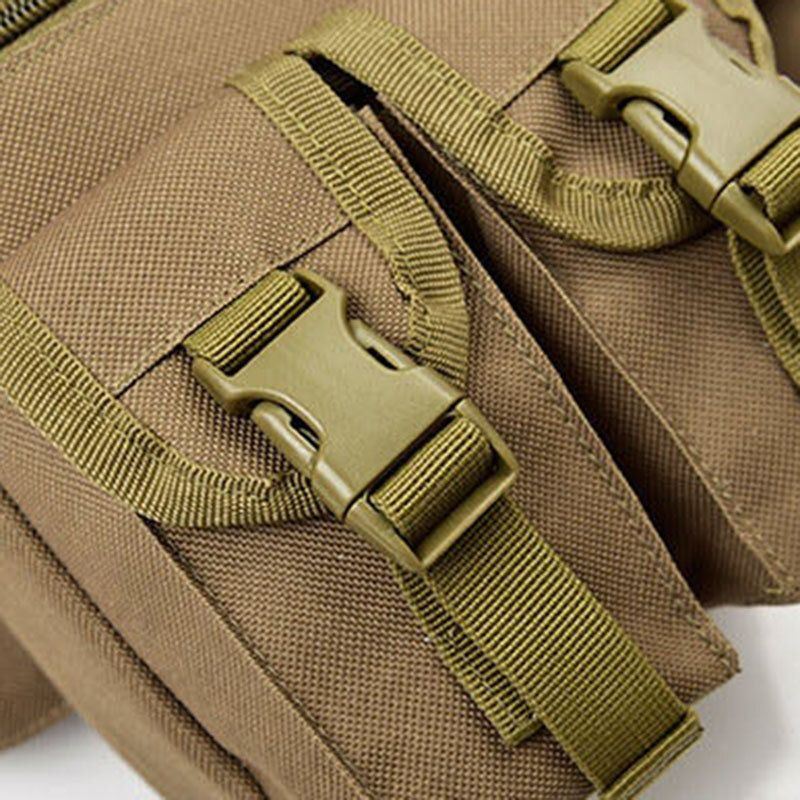 Miesten Nylon Naamiointi Tactical Outdoor Monikäyttöinen Rento Urheilu Ratsastus Kalastusvarustelaukku Vyötärölaukku Vesipullolaukku