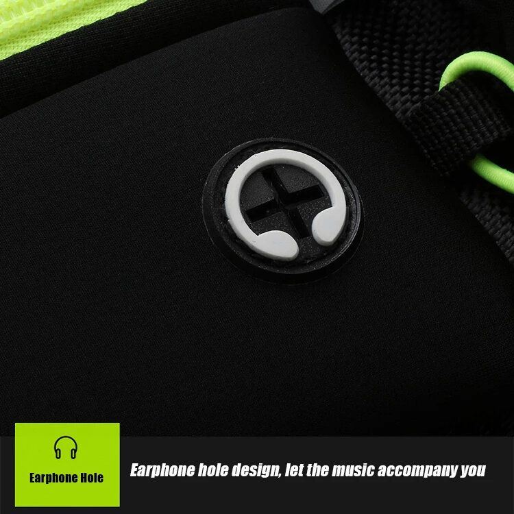 Miesten Unisex Sports Fanny Pack Double Pocket Juoksu Urheilu Vesipullo Vyölaukku Puhelimen Vyölaukku
