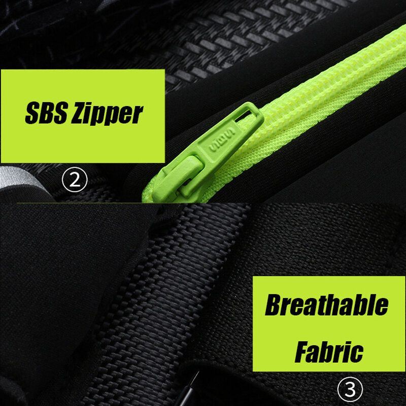Miesten Unisex Sports Fanny Pack Double Pocket Juoksu Urheilu Vesipullo Vyölaukku Puhelimen Vyölaukku