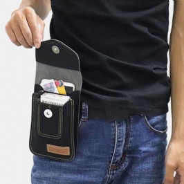 Uusi Vyölaukku Fanny Pack 6.5 Tuuman Puhelinlaukku Korttipidike Helppo Kantolaukku Miehille