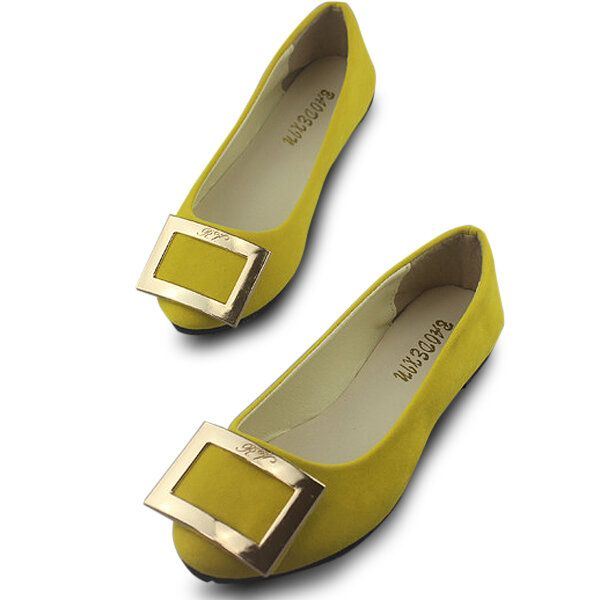 Isokokoiset Naisten Lazy Loafers Candy Color Litteät Kengät Slip On Ajo Loafers