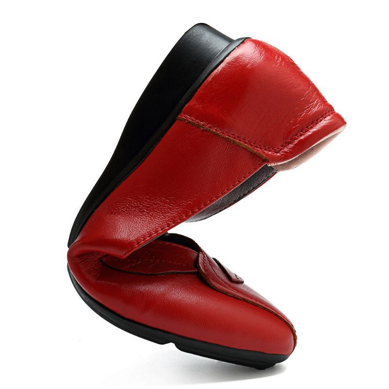 Naisten Kengät Leaf Mukava Syy-slip On Tasainen