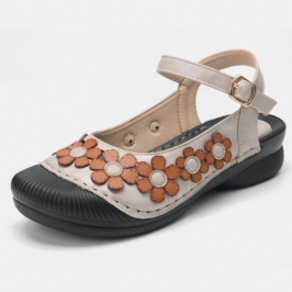 Naisten Kukkaliitos Hengittävä Slingback-solki