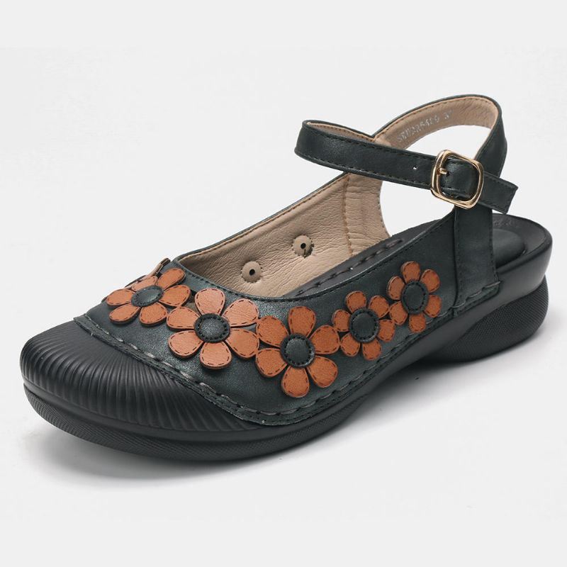Naisten Kukkaliitos Hengittävä Slingback-solki