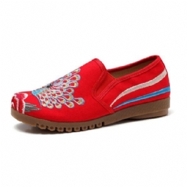 Naisten Loafers Flower Slip On Mukavat Litteät Vapaa-ajan Kengät