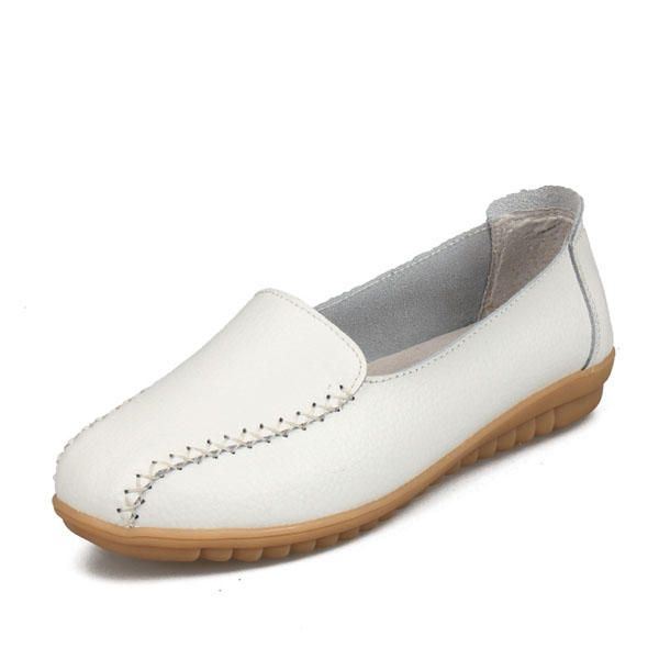 Naisten Loafers Kengät Rento Ulkoilu Nahkaiset