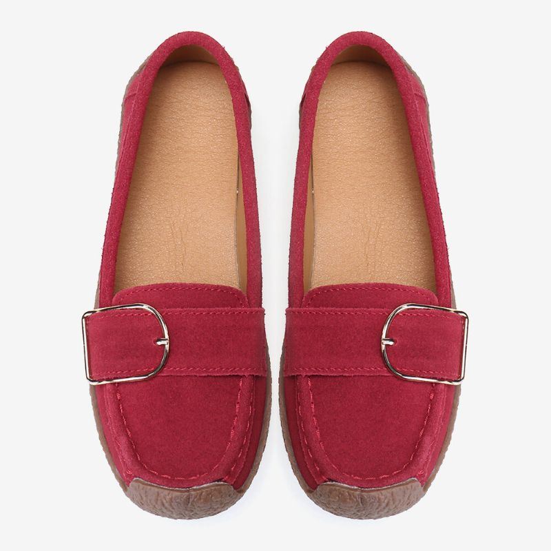 Naisten Pehmeä Pohjasolki Hengittävä Rento Slip On Flats