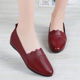 Naisten Pitsikoristelu Mukava Pehmeä Pohja Rento Slip On Flats Loafers
