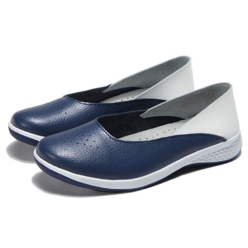 Naisten Rennot Pehmeät Tikkaukset -slip On Flats -loaferit