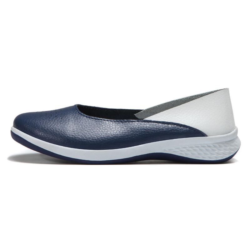 Naisten Rennot Pehmeät Tikkaukset -slip On Flats -loaferit
