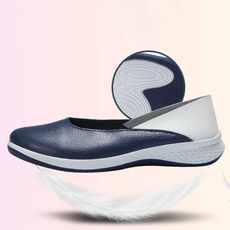 Naisten Rennot Pehmeät Tikkaukset -slip On Flats -loaferit