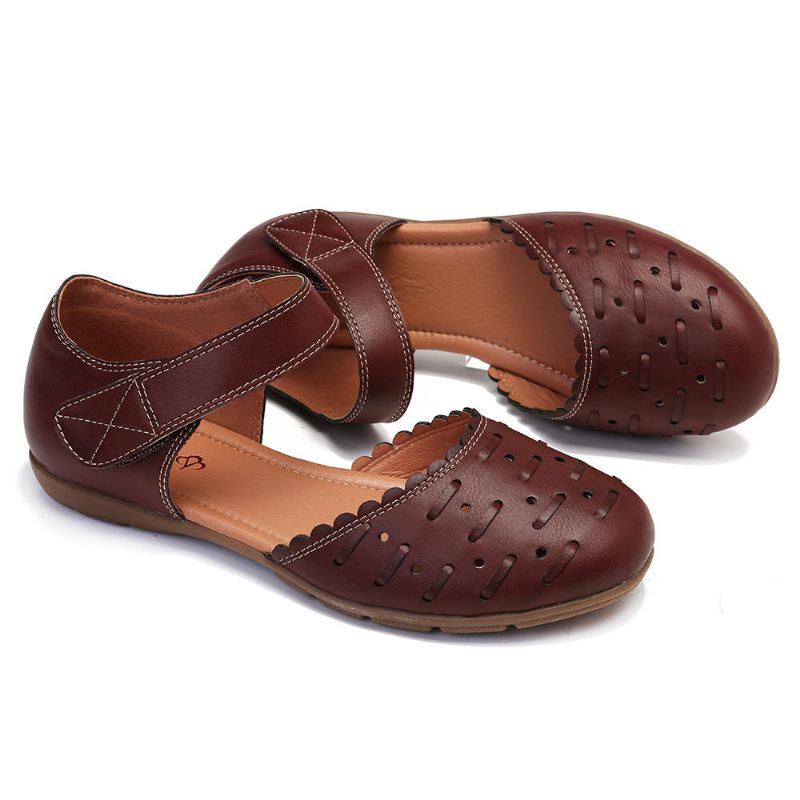 Naisten Rento Hollow Out Hoop Loop Flats