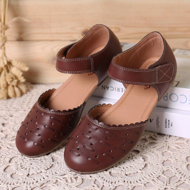 Naisten Rento Hollow Out Hoop Loop Flats
