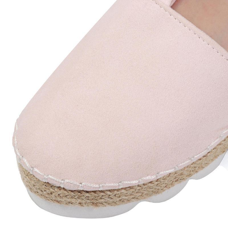 Naisten Strappy Espadrilles Plus Size Rennot Yksiväriset Kesäsandaalit