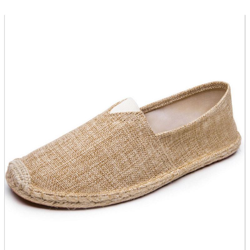 Naisten Suurikokoiset Yksiväriset Espadrillit Fisherman Tasaiset Kengät