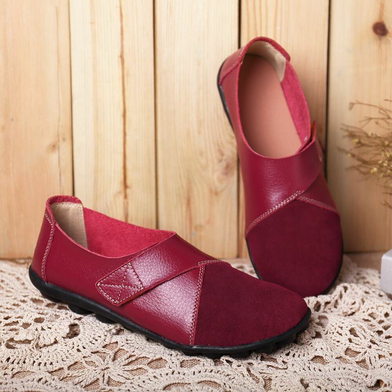 Naisten Tasaiset Kengät Slip On Mukavat Loafers-kengät