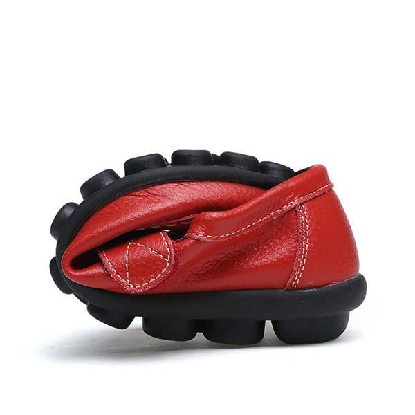 Naisten Tasaiset Kengät Slip On Pyöreäkärki Ulkoilu Pehmeät Loaferit