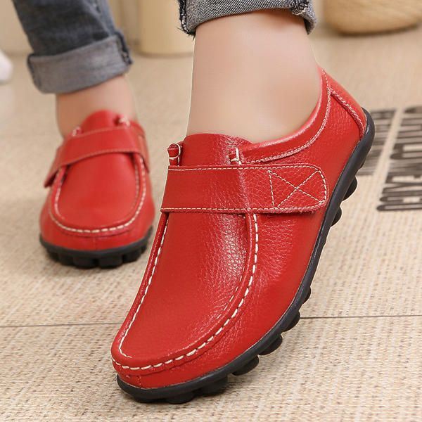 Naisten Tasaiset Kengät Slip On Pyöreäkärki Ulkoilu Pehmeät Loaferit