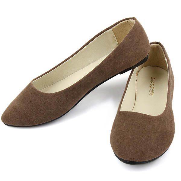 Naisten Tasaiset Rennot Pehmeät Mukavat Teräväkärkiset Slip On Naisten Loaferit Tasaiset Kengät