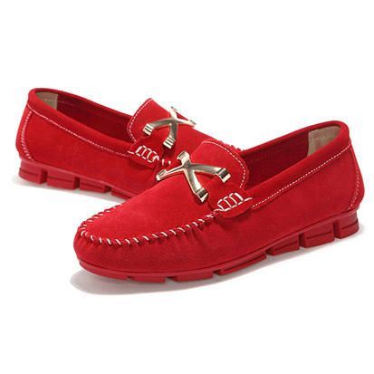 Naisten Uudet Syksyt Pehmeät Pohjaiset Pyöreät Toe Flat Loaferit