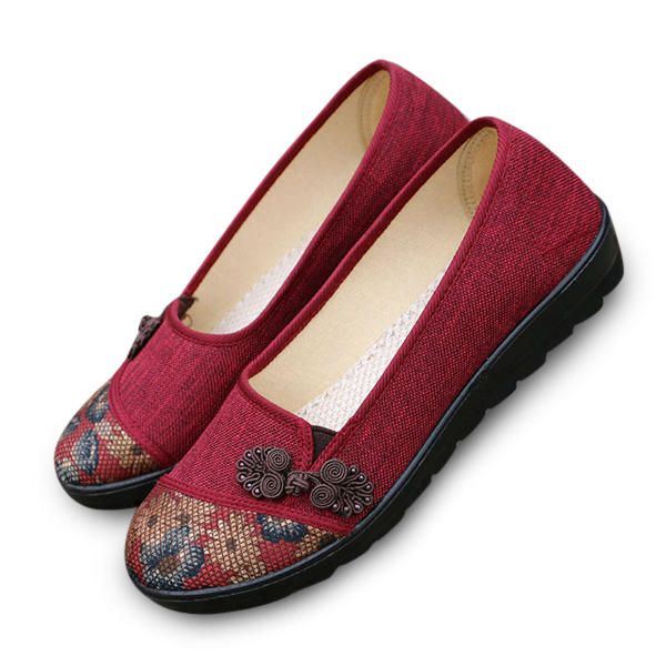 Naisten Vapaa-ajan Tyylikkäät Kengät Hengittävät Slip-on Loaferit Hikeä Imevät Laatat