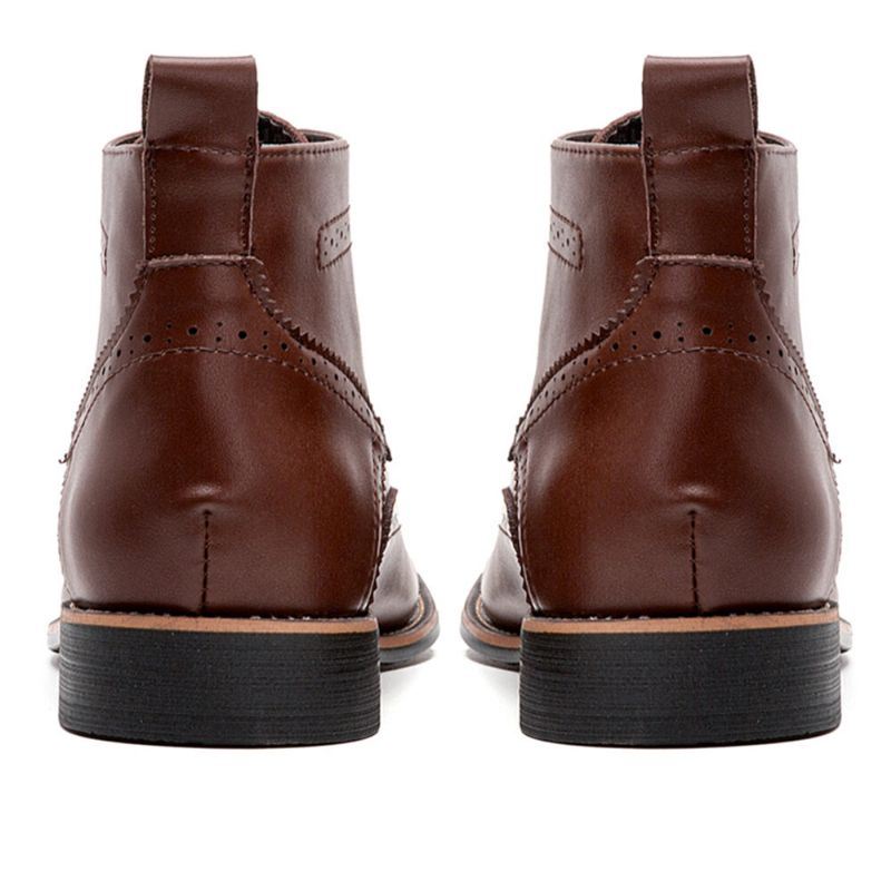 Miesten Mikrokuituliina Pehmeä Pohja Ontto Hengittävä Kulutusta Kestävä Retro Casual Martin-saappaat