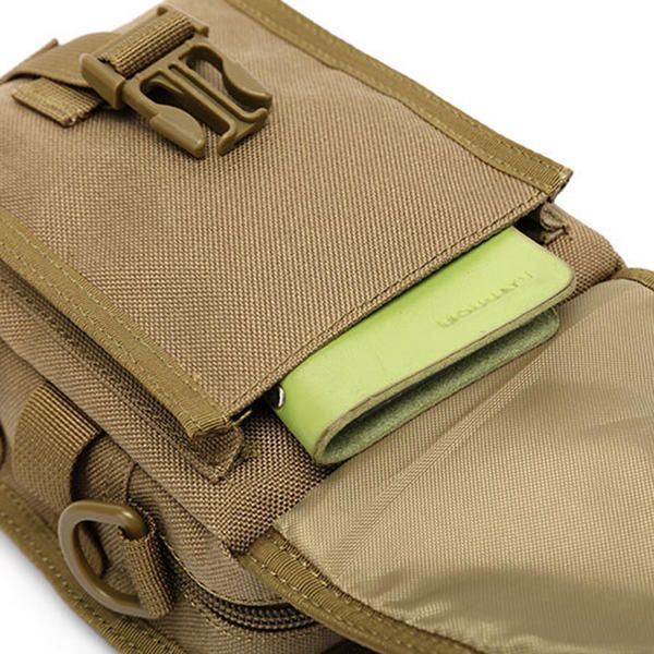 Army Style Nylon Tactical Miesten Olkalaukku Olkalaukku Urheilumatka Vaellukseen