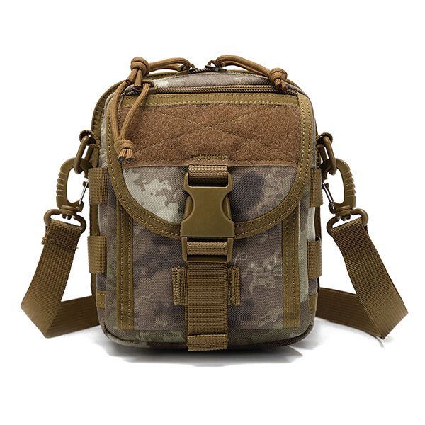 Army Style Nylon Tactical Miesten Olkalaukku Olkalaukku Urheilumatka Vaellukseen
