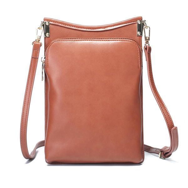 Bohemian Style Retro Canvas Kukkapainatus Naisten Puhelinlaukku Olkalaukku Crossbody