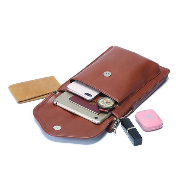 Bohemian Style Retro Canvas Kukkapainatus Naisten Puhelinlaukku Olkalaukku Crossbody