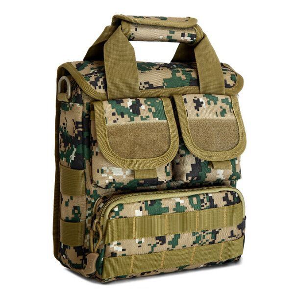 Miehet Naiset Armeija Fanit Tactical Single Olkalaukut Käsilaukut