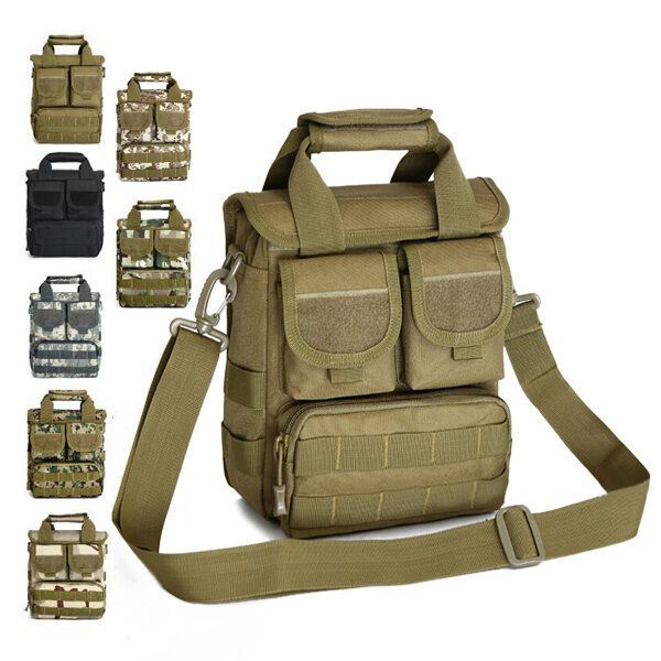 Miehet Naiset Armeija Fanit Tactical Single Olkalaukut Käsilaukut