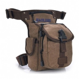 Miehet Naiset Casual Canvas Outdoor Sports Vyötärölaukku Kameralaukku