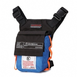 Miehet Naiset Nailon Drop Leg Bag Moottoripyörä Ratsastus Urheilu Vyö Vyötärö Fanny Pack Crossbody Olkalaukku