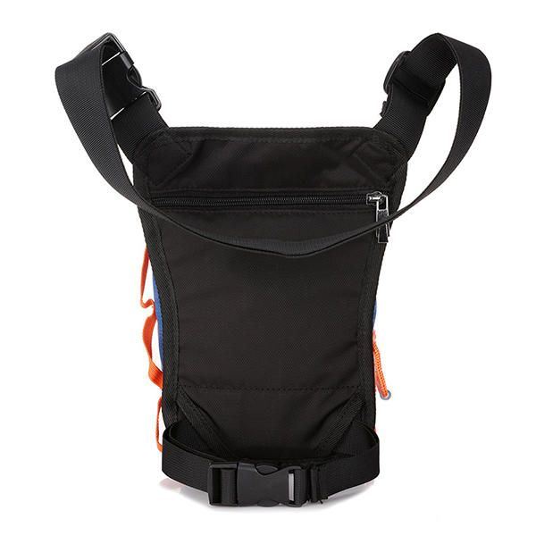 Miehet Naiset Nailon Drop Leg Bag Moottoripyörä Ratsastus Urheilu Vyö Vyötärö Fanny Pack Crossbody Olkalaukku