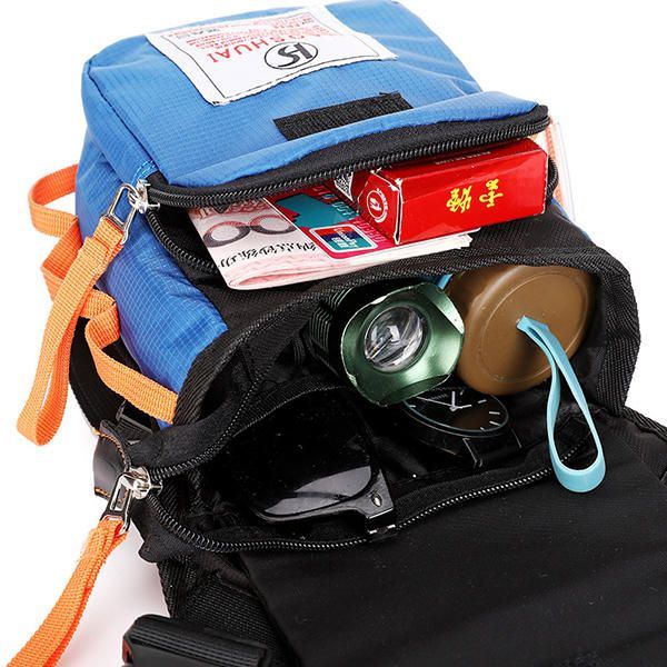 Miehet Naiset Nailon Drop Leg Bag Moottoripyörä Ratsastus Urheilu Vyö Vyötärö Fanny Pack Crossbody Olkalaukku