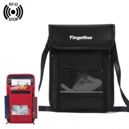 Miehet Naiset Nylon Vedenpitävä Varkaudenesto Matkapassi Monitoimilaukku Crossbody Bag