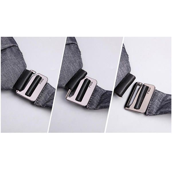 Miehet Naiset Oikea Vasenkätinen Monitoimiurheilullinen Ulkoilu Kevyt Vyötärölaukku Rintalaukku Crossbody Laukku