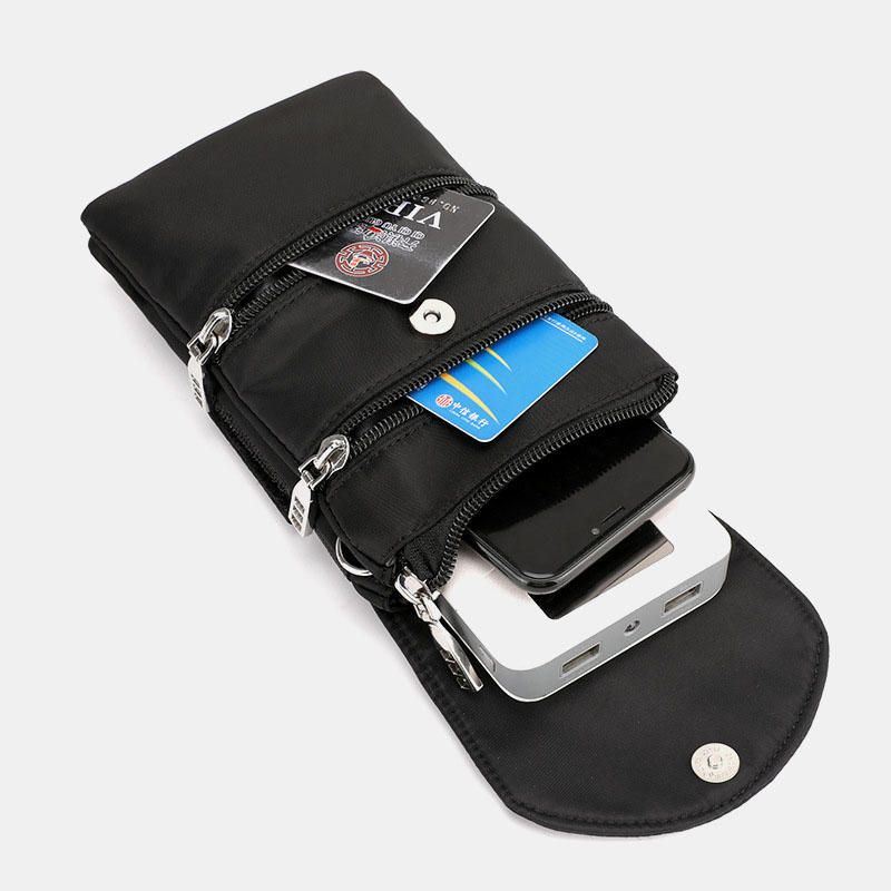 Miehet Naiset Pieni Crossbody Laukku Puhelinlaukku Vyötärölaukku