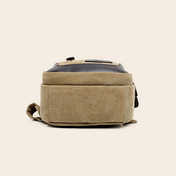 Miehet Naiset Retro Canvas Messenger Bag Olkalaukku Rintapakkaus
